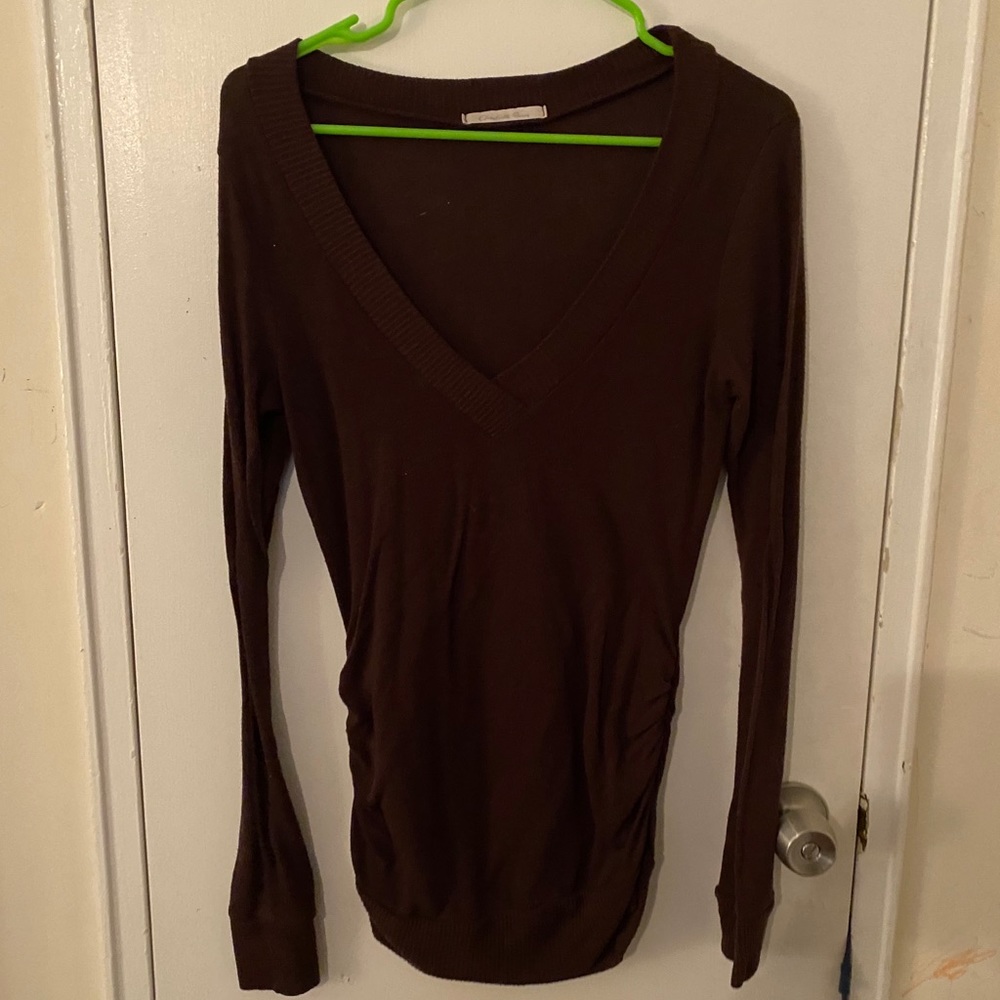 Charlotte Russe brown sweater